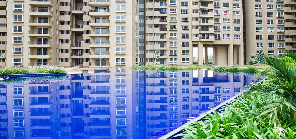 Bhartiya City Nikoo Homes Bellahalli Swimming Pool View